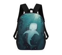 sinyumoney Whale Shark Underwater Sac À Dos, Cartable Imprimé En 3D, Sac À Goûter, Sac À Dos De Voyage, Sac À Dos Entre Amis, Sac À Dos Scolaire Pour Filles Et Garçons 17inch