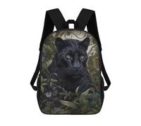 sinyumoney Whimsical Black Panther Sacs À Dos Scolaires Pour Enfants, Sac D'école Imprimé En 3D Pour Garçons, Élèves Du Primaire Et Du Collège 17inch