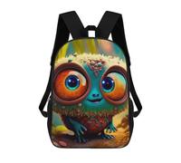 sinyumoney Whimsical Forest Creature Sacs À Dos, Sac À Dos Enfant, Sac D'école, Sac À Dos De Voyage Imprimé En 3D, Accessoire De Mode, Sac À Dos Imperméable Pour Enfants 17inch