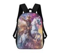 sinyumoney Whimsical Unicorn Cat Sac À Dos Scolaire Pour Adolescents, Imprimé En 3D, Ajustable, À Poches Tendance, Pour Enfants, Garçons, Filles, Étudiants Et Adolescents 17inch