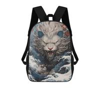 sinyumoney Whispering Waves A Lion's Tale Sacs À Dos Imprimés En 3D Pour Enfants, Sacs D'école Tendance Pour Garçons, Sacs De Voyage, Sacs Scolaires Pour Élèves Du Primaire 17inch