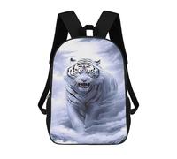 sinyumoney White Tiger in Clouds Sac À Dos Scolaire Imprimé En 3D Pour Enfants, Sac À Dos Garçon/fille, Sac De Voyage Pour Enfants 17inch