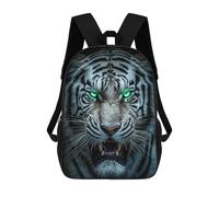 sinyumoney White Tiger Roar Sacs À Dos Pour Enfants, Sac À Dos Scolaire Imprimé En 3D Pour Enfants, Sac À Dos De Voyage, Sac À Livres Pour Enfants 17inch Sac D'école