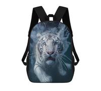 sinyumoney White Tiger Swimming Underwater Sac À Dos Scolaire Imprimé En 3D Pour Enfants, Sac À Dos De Voyage Tendance Et Décontracté Pour Écoliers 17inch
