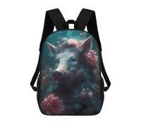 sinyumoney Wild Boar Enchanted Place Sac À Dos Scolaire Pour Adolescents, Imprimé En 3D, Ajustable, À Poches Tendance, Pour Enfants, Garçons, Filles, Étudiants Et Adolescents 17inch