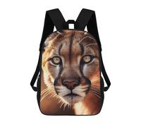 sinyumoney Wild Cat Close-Up Sacs À Dos Imprimés En 3D Pour Enfants, Sacs D'école Tendance Pour Garçons, Élèves Du Primaire Et Du Collège 17inch