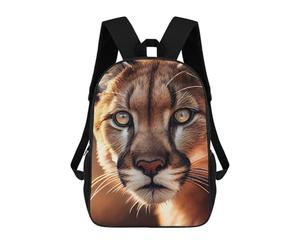 sinyumoney Wild Cat Close-Up Sacs À Dos Imprimés En 3D Pour Enfants, Sacs D'école Tendance Pour Garçons, Élèves Du Primaire Et Du Collège 17inch