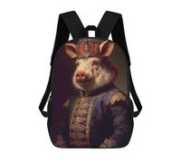 sinyumoney Wild Hog Sacs À Dos Décontractés Pour Enfants, Sacs D'école Pour Adolescents, Filles Et Garçons, Sacs À Dos Pour Livres 17inch