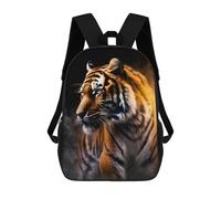 sinyumoney Wild Tiger Portrait -5 Sac À Dos Scolaire Imprimé En 3D, Sac À Dos Décontracté Pour Enfants, Sac D'école Imprimé En 3D Pour Garçons, Primaire Et Collège 17inch