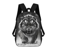 sinyumoney Wild Tiger Roar Sac À Dos Imprimé 3D Pour Enfants, Sac À Dos Léger Pour Écoliers Et Écoliers, Sac À Goûter Pour La Crèche 17inch
