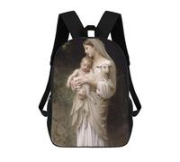 sinyumoney William Bouguereau Sacs À Dos Imprimés En 3D Pour Enfants, Sacs D'école Tendance Pour Garçons, Sacs De Voyage, Sacs Scolaires Pour Élèves Du Primaire 17inch