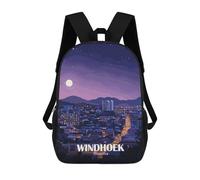 sinyumoney Windhoek Namibia Cityscape at Night Sac À Dos Scolaire, Sac À Dos Pour Garçons Et Adolescents, Cadeau, Sac À Dos Imprimé En 3D, Sac À Dos Scolaire, Sac À Livres 17inch