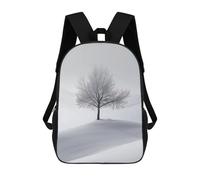 sinyumoney Winters Silent Sentinel Sac À Dos Scolaire Pour Enfants, Sac D'école Imprimé En 3D, Sac D'école Tendance Pour Garçons, Élèves Du Primaire Et Du Collège 17inch
