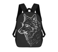 sinyumoney Wolf Neon Animal Sacs À Dos Imprimés En 3D Pour Enfants, Sacs D'école Tendance Pour Garçons, Sacs De Voyage, Sacs Scolaires Pour Élèves Du Primaire 17inch