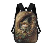 sinyumoney Woodland Mouse in Ivy Nest Sacs À Dos 17 Pouces Pour Enfants, Sacs D'école Imprimés En 3D Pour Élèves Du Primaire Et Du Collège, Garçons Et Filles
