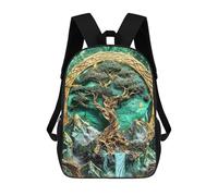 sinyumoney World Tree Yggdrasil Art Sacs À Dos Scolaires Pour Enfants, Sac D'école Tendance, Sac D'école Imprimé En 3D Pour Garçons, Élèves Du Primaire Et Du Collège 17inch