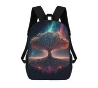 sinyumoney World Tree Yggdrasil Sac À Dos Scolaire Pour Enfants, Sac D'école Imprimé En 3D, Sac D'école Tendance Pour Garçons, Élèves Du Primaire Et Du Collège 17inch