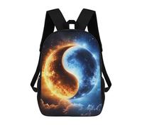 sinyumoney Yin Yang Celestial Sac À Dos Scolaire Pour Adolescents, Imprimé En 3D, Ajustable, À Poches Tendance, Pour Enfants, Garçons, Filles, Étudiants Et Adolescents 17inch
