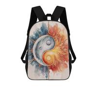 sinyumoney Yin Yang Sun And Moon Sacs À Dos Imprimés En 3D Pour Enfants, Sacs D'école Tendance Pour Garçons, Sacs De Voyage, Sacs Scolaires Pour Élèves Du Primaire 17inch