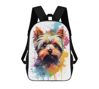 sinyumoney Yorkshire Terrier Dog Sac À Dos Scolaire Imprimé En 3D Pour Garçons Et Filles, Sac À Dos Pour Ordinateur Portable Pour Enfants/étudiants/adultes 17inch