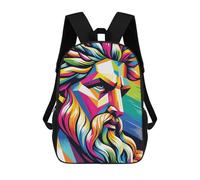 sinyumoney Zeus Wpap Pop Art Sac À Dos Scolaire Pour Enfants Imprimé En 3D, Idéal Pour Les Voyages Et Les Lectures, Pour Les Garçons Et Les Élèves Du Primaire 17inch
