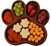 Sinyuyong Assiette de service en forme d'animal - Plateau de charcuterie et de fruits en bois, fromage for recevoir, planche décorative unique.(C(1pcs))