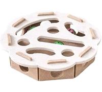 Sinyuyong Boîte d'enrichissement for Lime à Ongles for Chat, Jouet Puzzle interactif en Feutrine avec Clochette for la Chasse mentale et Labyrinthe en Feutrine(F)