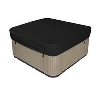 Sinyuyong Couvertures extérieures imperméables de Spa de Protecteur de Couverture de Bain à remous carré de Polyester(Black,231-231-30cm)