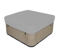 Sinyuyong Couvertures extérieures imperméables de Spa de Protecteur de Couverture de Bain à remous carré de Polyester(Silver,244-244-90cm)