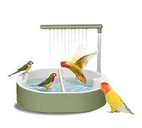 Sinyuyong Fontaine Automatique for Bain d'oiseaux, Douche for Oiseaux de Compagnie avec Circulation d'eau for calopsittes, inséparables, pinsons et perroquets