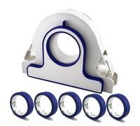 Sinyuyong Kit de masquage : 5 rouleaux, cutter et accessoires for joint d'étanchéité de 1 mm, couvre les interstices des plinthes, protection durable