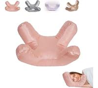 Sinyuyong Oreiller Visage Impeccable, préservant la beauté des Rides du Visage avec Une taie d'oreiller en Satin Anti-âge for Les Personnes Dormant sur Le Dos ou sur Le côté(D)
