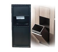 Sinyuyong Poubelle intégrée, niche murale de salle de bain encastrée 3 en 1, niche de douche en acier inoxydable 304 for hôtels, toilettes