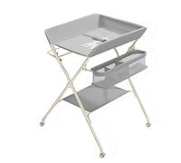 Sinyuyong Table de soins for bébé tout-en-un: changez, baignez et organisez les jouets avec cette table multifonctionnelle(gris)