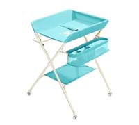 Sinyuyong Table de soins for bébé tout-en-un: changez, baignez et organisez les jouets avec cette table multifonctionnelle(Blue)