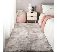 Sinyuyong Tapis à Poils Longs Super Doux, Tapis Moelleux antidérapant for Salon et Chambre à Coucher, Tapis de décoration d'intérieur en Peluche Qui ne perd Pas Ses Poils(C,140-200CM)