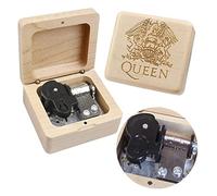 Sinzyo Queen-Bohemian Rhapsody Boîte à musique Vintage mécanisme en bois boîte à musique cadeau de Noël (Boîte en bois d'érable-Bohemian Rhapsody)