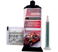 SIO Bond Adhésif Époxy Bi-Composant 50 ml - Mastic Structurel Haute Résistance - Colle Époxy Forte pour Plastique, Métal, Bois et Réparation Automobile - Collage Durable Usage Professionnel