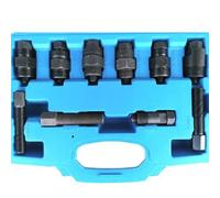 SIO Kit Extracteur Volant Magnétique Moto 15 Pièces - Arrache Rotor & Alternateur Universel - Outil Démontage Allumage Moto & Scooter