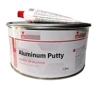 SIO Mastic Aluminium Carrosserie 1,8 kg avec Durcisseur - Mastic Polyester Bicomposant Haute Résistance - Rebouchage, Réparation Tôle Acier, Aluminium, Galvanisé - Ponçage Facile
