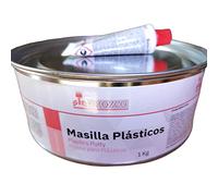 SIO Mastic Réparation Plastique 1 kg - Mastic Carrosserie pour Pare-Chocs, ABS et PVC - Mastic de Réparation Plastiques Automobile pour Carrosserie, Atelier et Réparation de Véhicules