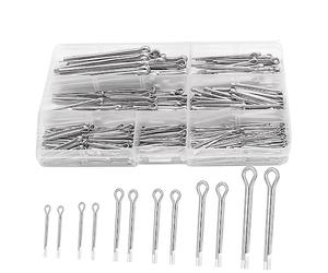 Siobhan Kit assortiment de goupilles de goupille en acier inoxydable 304 de 345 pièces M1.6/M2.5/M3.2/6 tailles pour automobiles, tondeuses de CéSped