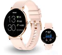 Siona 2 Montre Connectée Pour Femme, Écran Amoled 1,3"", Ios Et Android, Moniteur De Fréquence Cardiaque, 21 Modes Sportifs, Oxygène Dans Le Sang, Pression Artérielle, Météo, Batterie De 7 Jo[Q1311]