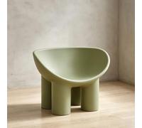 SIONDSTS Chaises Longues créatives à siège Unique, tabourets à Pied d'éléphant, Tabouret de Loisir Moderne avec Dossier, chaises d'appoint Simples pour Salons, Chambres,Vert,M
