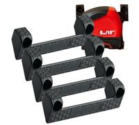 Sionhiuo Clip pour mètre Ruban, Support pour mètre Ruban | Rangement d'outils pour l'organisation du Garage,4X Cintre à Outils pour Ruban à mesurer et Lunettes, Rangement d'outils pour l'organisation