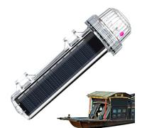 Sionhiuo Feu clignotant, feu de navigation maritime | Balise de sécurité à énergie solaire - Lampe de détection de contrôle de lumière intelligente étanche, pour la pêche de nuit, la navigation