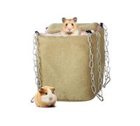 Sionhiuo Hamac Sugar Glider, hamac Furet pour Cage - Nid d'écureuil pour lit de Furet - Hamac Chinchilla Chaud, nid de Cage de lit d'écureuil, balançoire de Hamster, Accessoires de Cage pour Petits