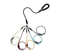 Sionhiuo Laisse pour Chien,Corde avec Poignée Renforcée et Rembourrée | Sangle à Rotation à 360 Degrés pour Randonnée Camping Chasse Course Jeu