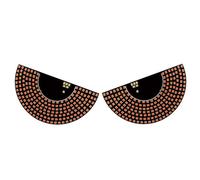 Sionhiuo Lumière des yeux du diable de voiture, lumière des yeux du diable pour pare-brise - Décoration de voiture légère et cool,Yeux LED de décoration de voiture, signes lumineux de pare-brise de