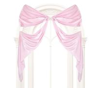 Sionhiuo Nœud Géant pour Décoration de Fête - 300 x 74 cm Décoration pour Enterrement de Vie de Garçon | Grand Nœud en Satin pour Arche Décorative - pour Noël Anniversaire Salon Mur Arche Porte